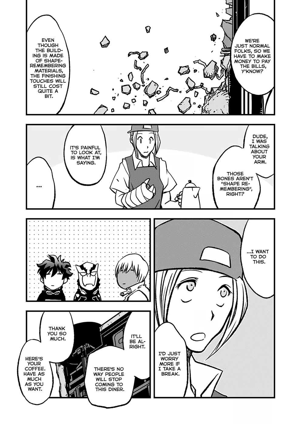 Kekkai Sensen Beat 3 Peat Chapter 4 page 4 - Chapter 4: Dianne's Diner Rhapsody