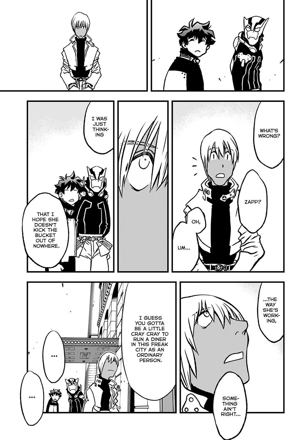 Kekkai Sensen Beat 3 Peat Chapter 4 page 6 - Chapter 4: Dianne's Diner Rhapsody