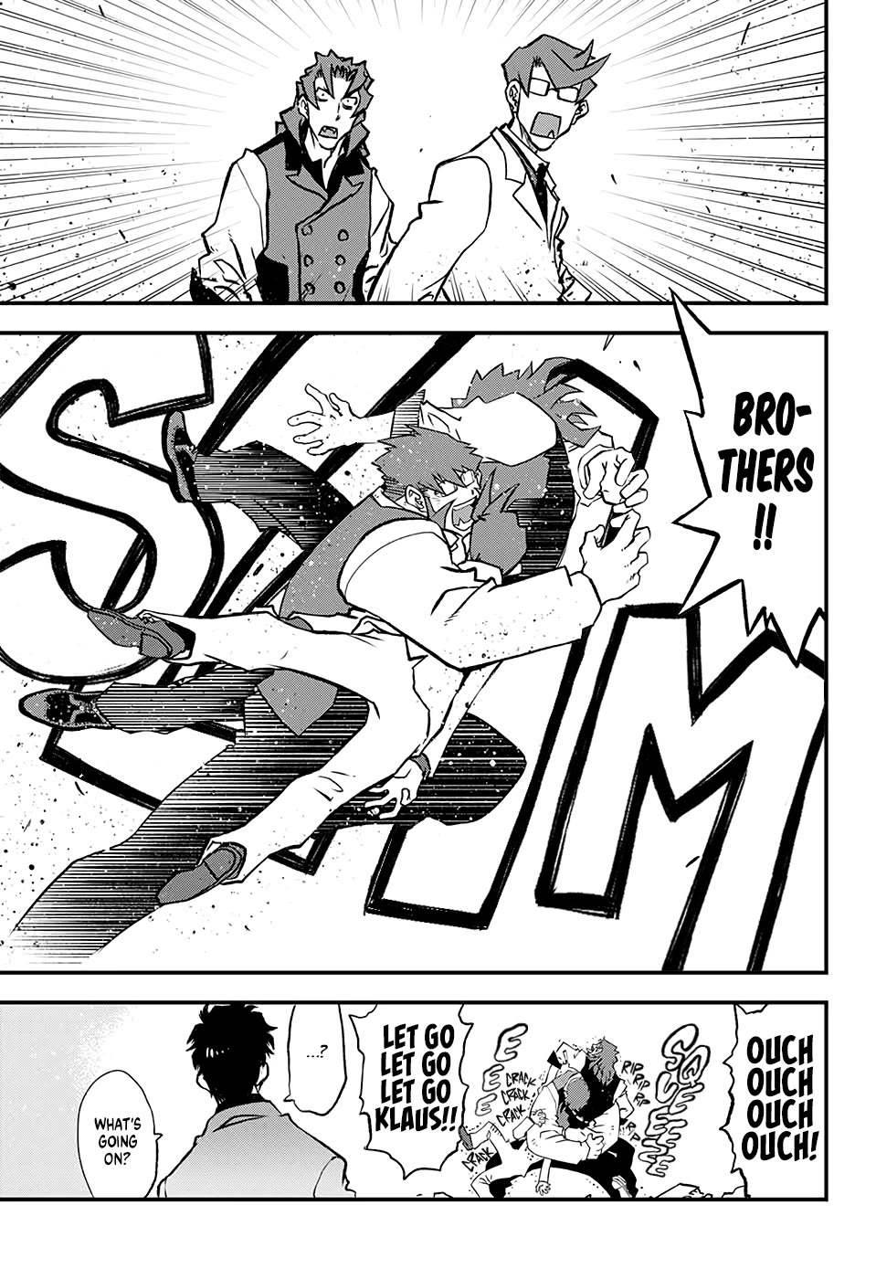 Kekkai Sensen Beat 3 Peat Chapter 7 page 12 - Chapter 7: Attack of the 4 Reinherz Siblings!!