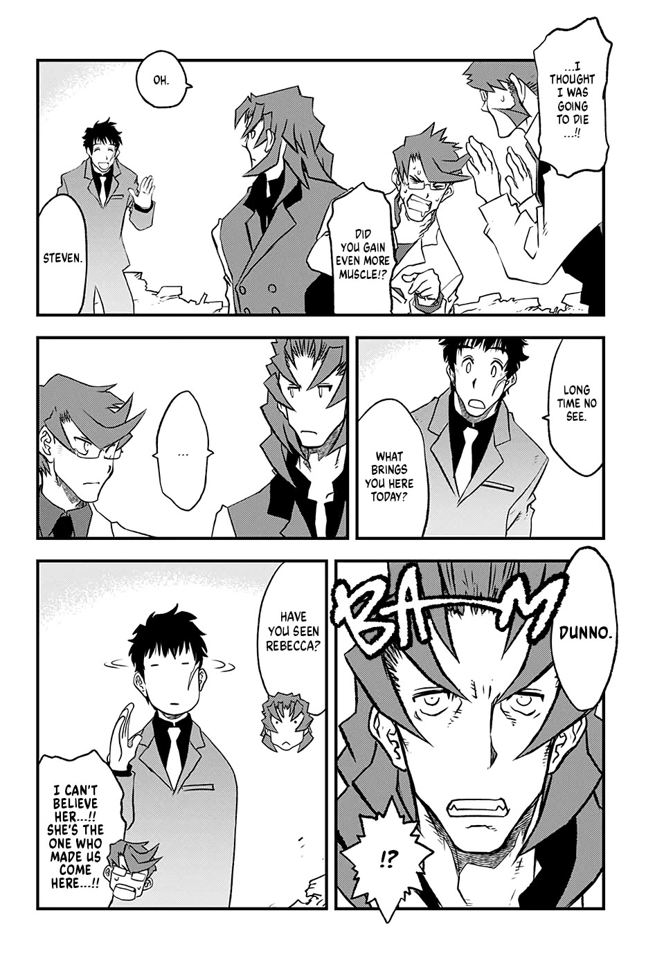 Kekkai Sensen Beat 3 Peat Chapter 7 page 13 - Chapter 7: Attack of the 4 Reinherz Siblings!!