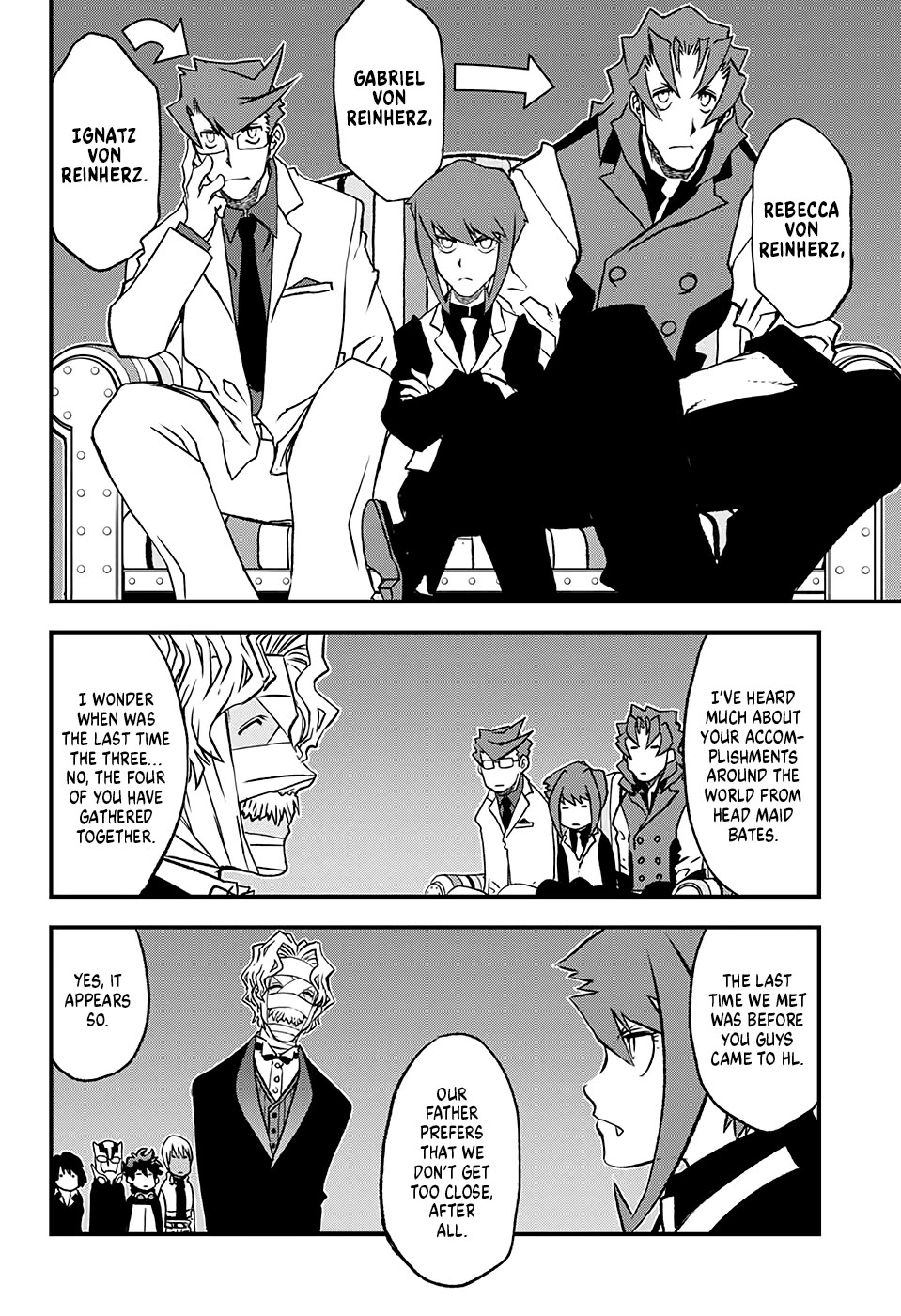Kekkai Sensen Beat 3 Peat Chapter 7 page 21 - Chapter 7: Attack of the 4 Reinherz Siblings!!