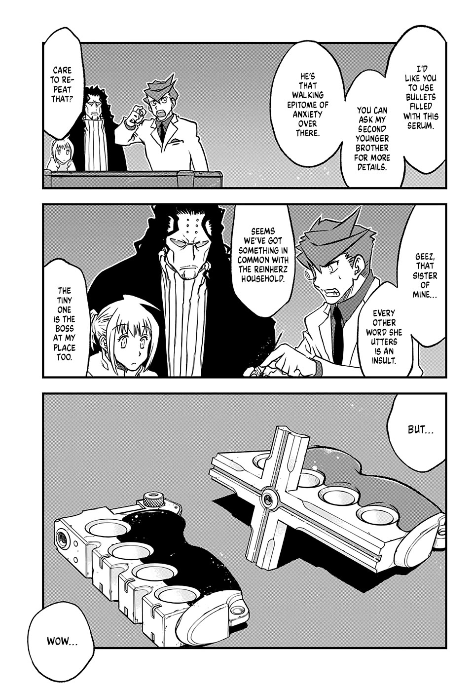 Kekkai Sensen Beat 3 Peat Chapter 7 page 28 - Chapter 7: Attack of the 4 Reinherz Siblings!!