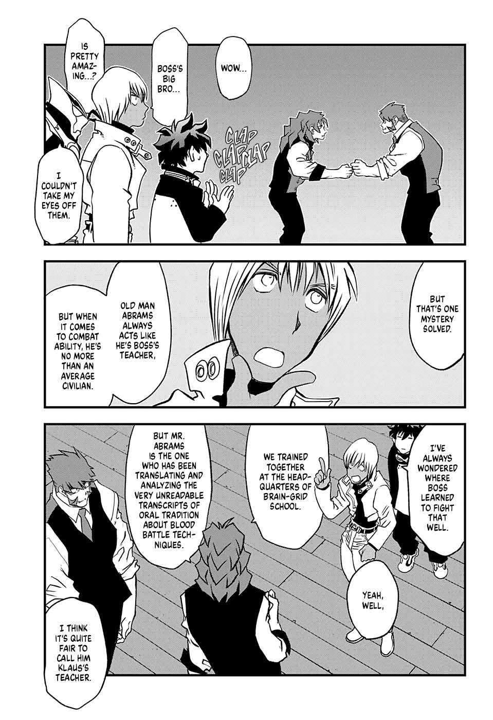 Kekkai Sensen Beat 3 Peat Chapter 7 page 34 - Chapter 7: Attack of the 4 Reinherz Siblings!!