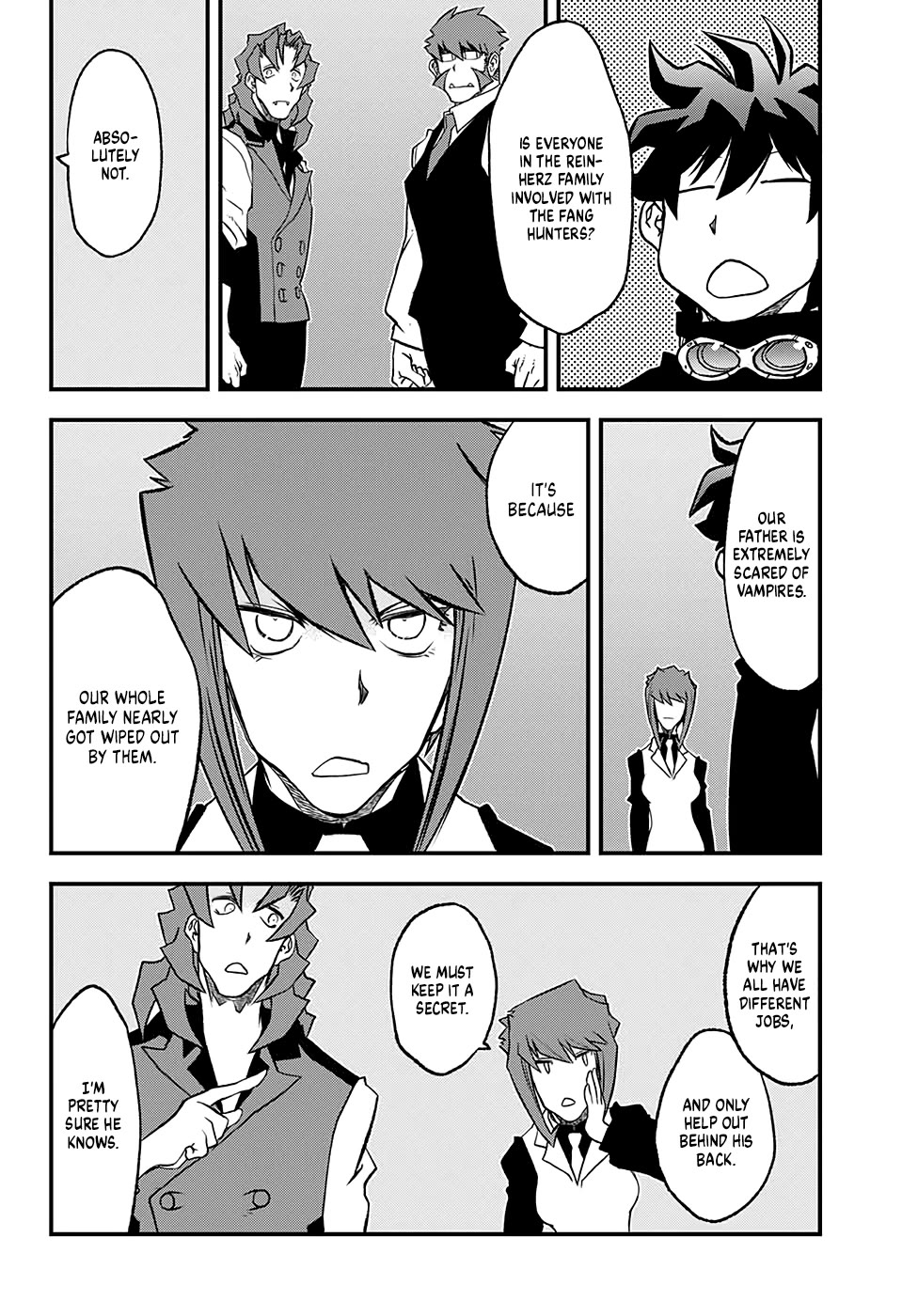 Kekkai Sensen Beat 3 Peat Chapter 7 page 35 - Chapter 7: Attack of the 4 Reinherz Siblings!!