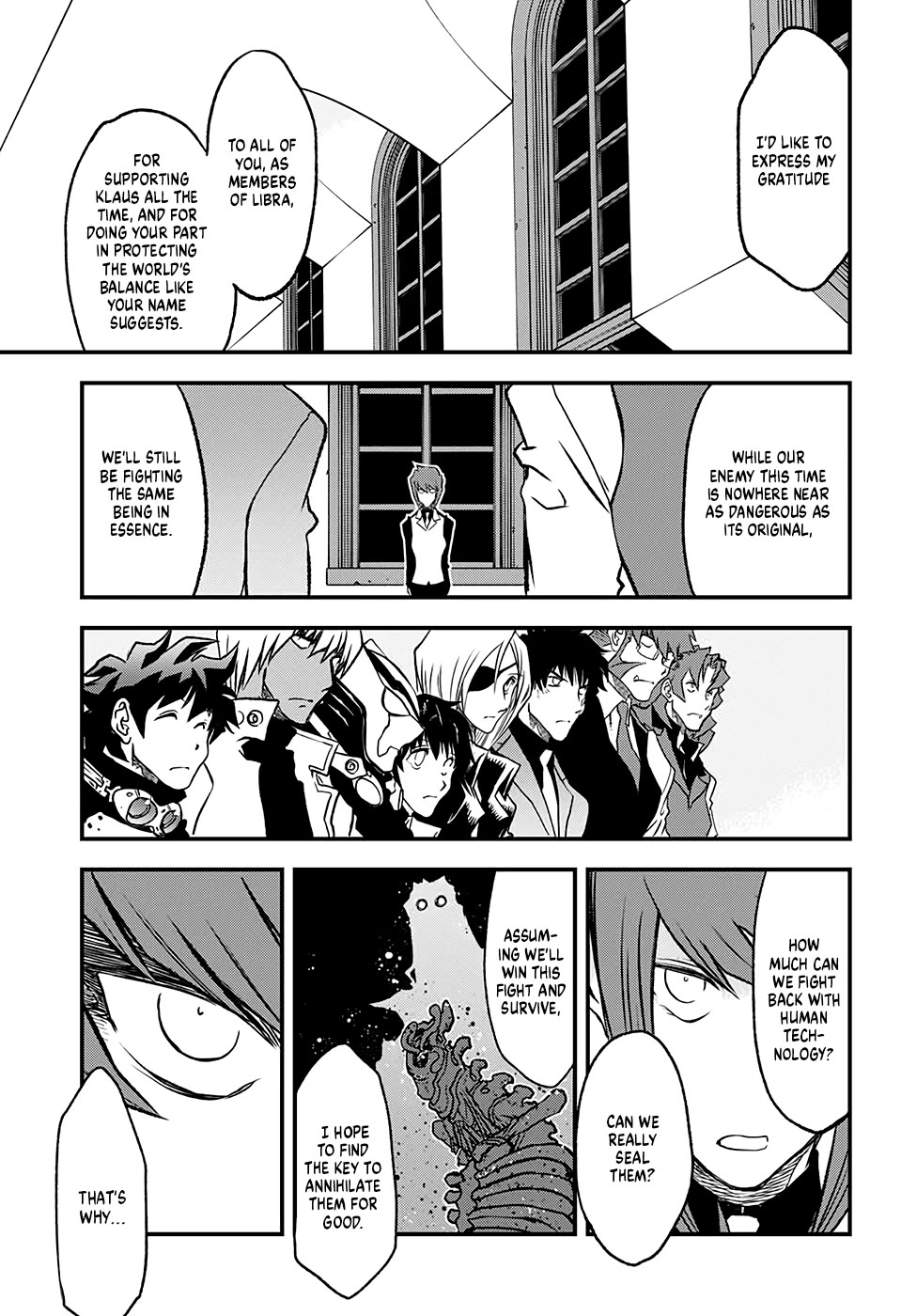 Kekkai Sensen Beat 3 Peat Chapter 7 page 36 - Chapter 7: Attack of the 4 Reinherz Siblings!!