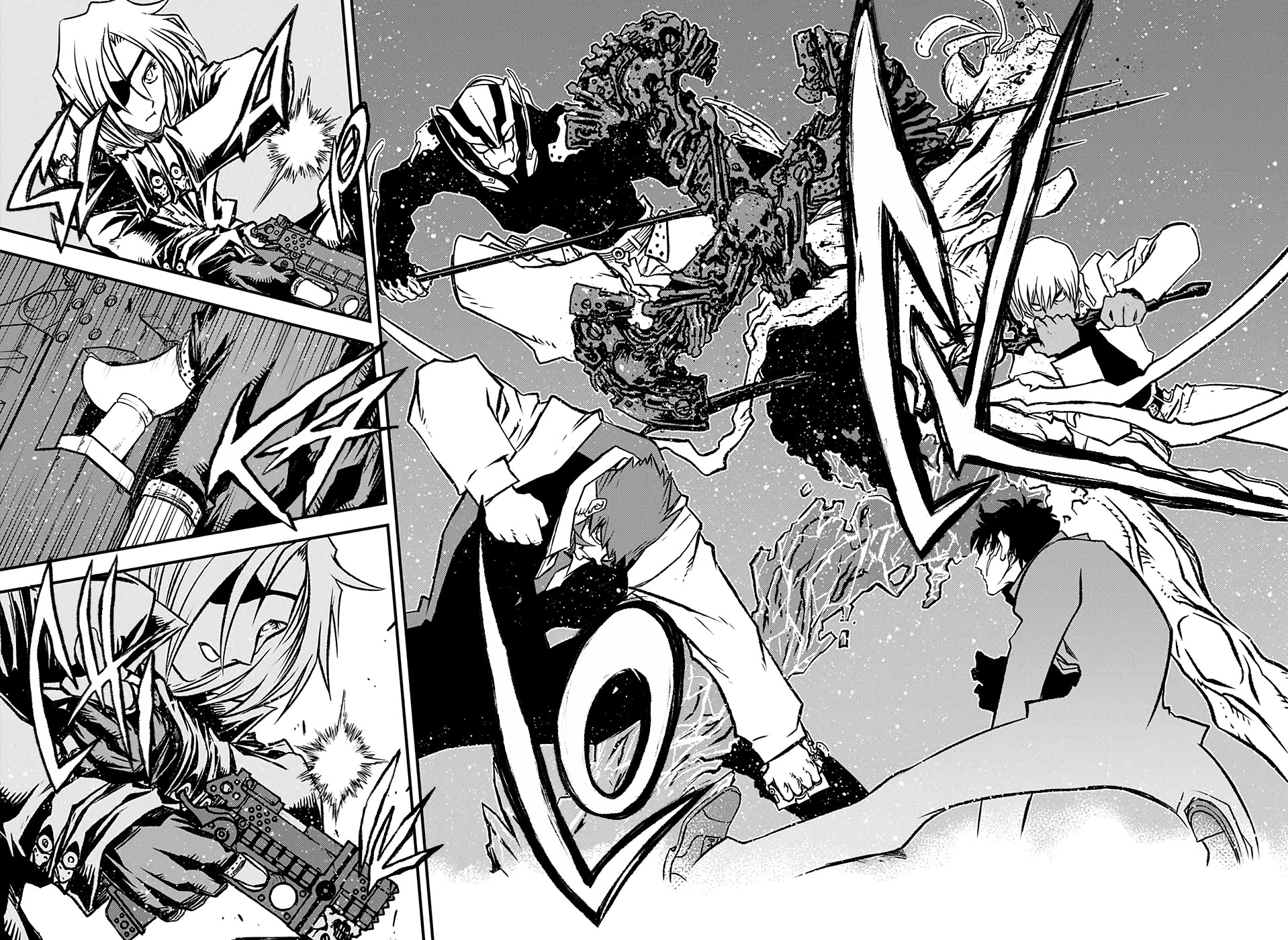 Kekkai Sensen Beat 3 Peat Chapter 7 page 46 - Chapter 7: Attack of the 4 Reinherz Siblings!!