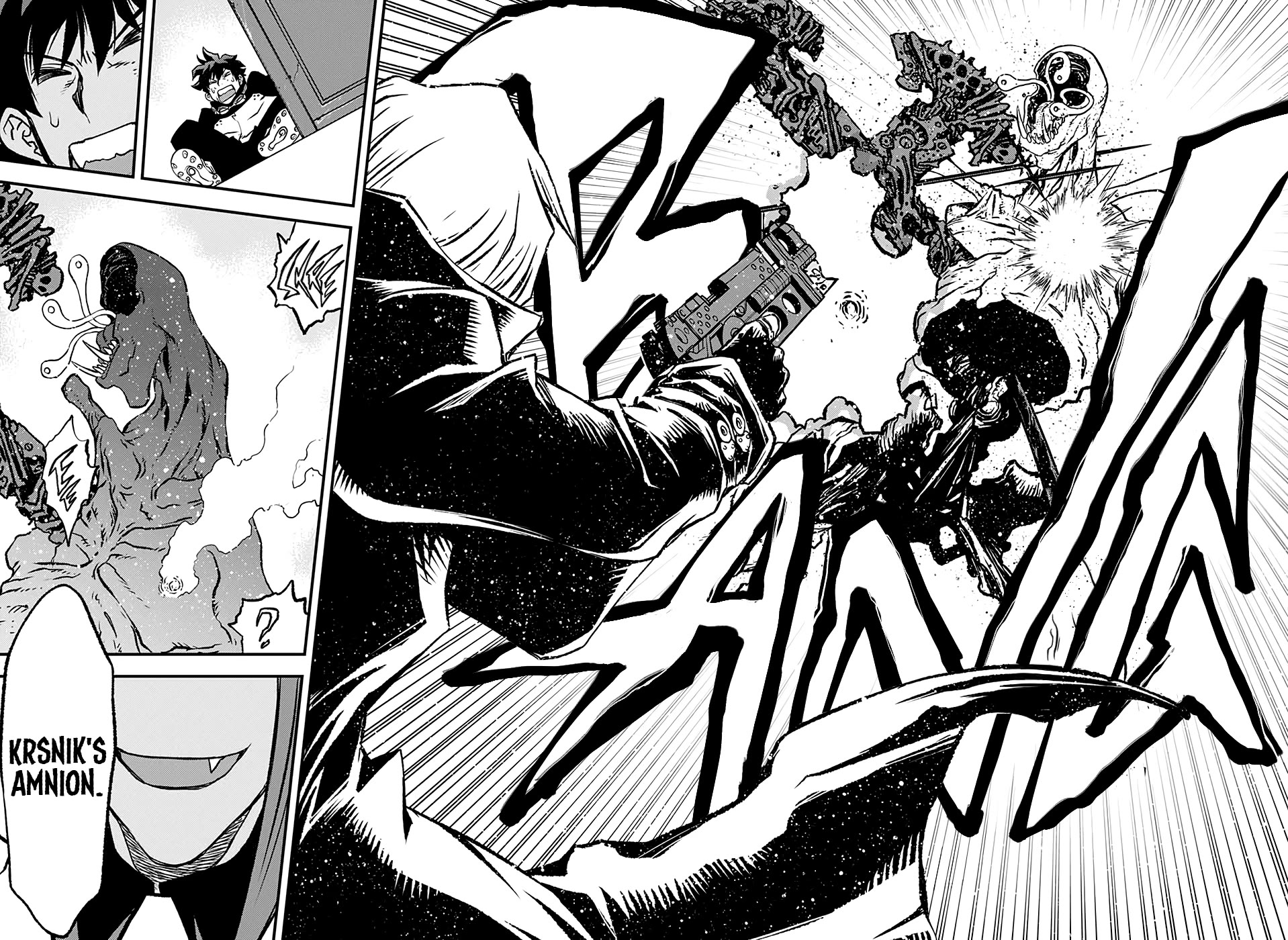 Kekkai Sensen Beat 3 Peat Chapter 7 page 47 - Chapter 7: Attack of the 4 Reinherz Siblings!!