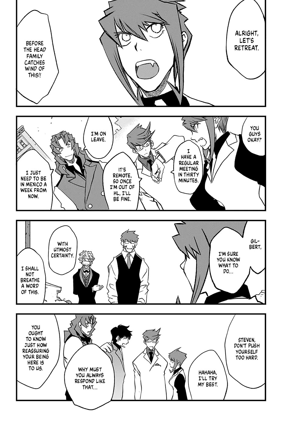 Kekkai Sensen Beat 3 Peat Chapter 7 page 52 - Chapter 7: Attack of the 4 Reinherz Siblings!!