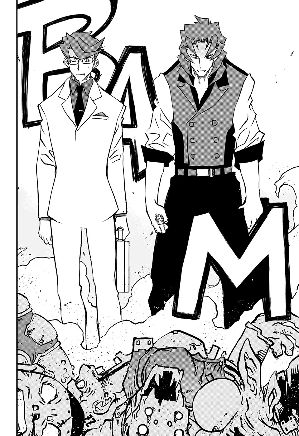 Kekkai Sensen Beat 3 Peat Chapter 7 page 7 - Chapter 7: Attack of the 4 Reinherz Siblings!!
