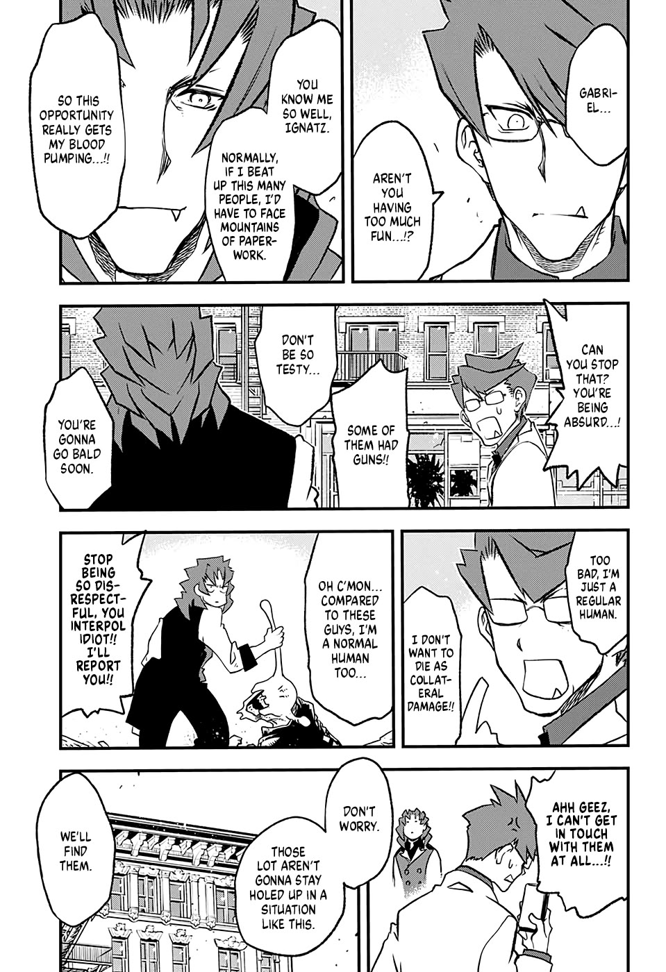 Kekkai Sensen Beat 3 Peat Chapter 7 page 8 - Chapter 7: Attack of the 4 Reinherz Siblings!!