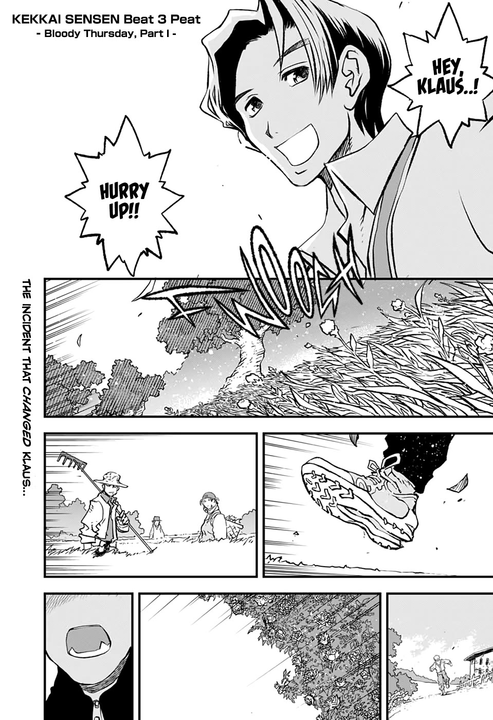 Kekkai Sensen Beat 3 Peat Chapter 8 page 2 - Chapter 8: Bloody Thursday, Part 1