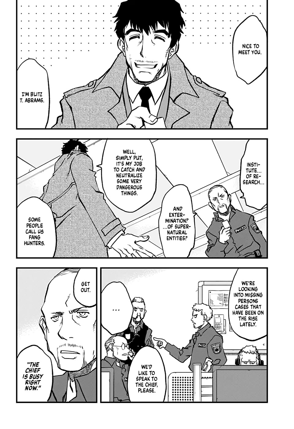 Kekkai Sensen Beat 3 Peat Chapter 9 page 15 - Chapter 9: Bloody Thursday, Part 2