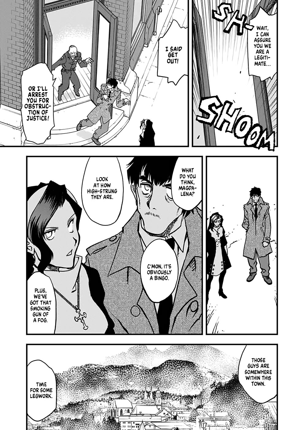 Kekkai Sensen Beat 3 Peat Chapter 9 page 16 - Chapter 9: Bloody Thursday, Part 2