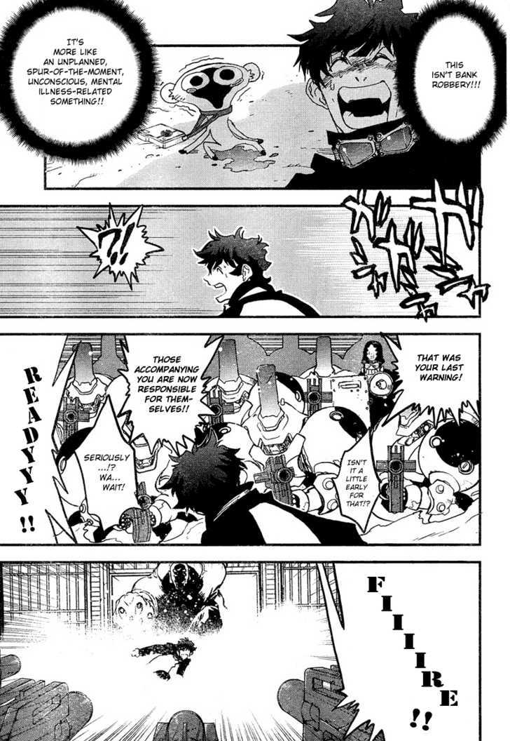 Kekkai Sensen - Mafuugai Kessha Chapter 1 page 14 - Chapter 1 : The Ones Thas Smoke in the Mist