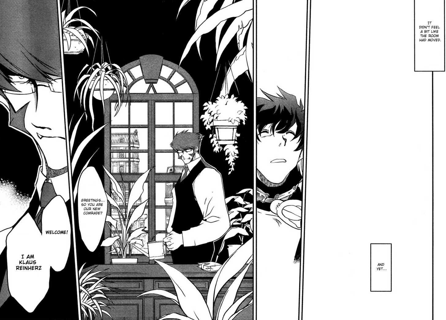Kekkai Sensen - Mafuugai Kessha Chapter 1 page 28 - Chapter 1 : The Ones Thas Smoke in the Mist