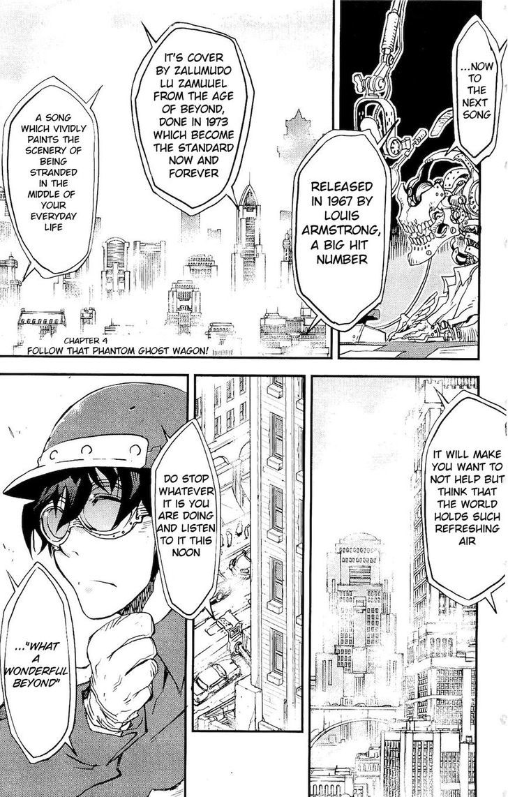 Kekkai Sensen - Mafuugai Kessha Chapter 4.5 page 1 - Chapter 4.5 : Follow That Phantom Ghost Wagon!