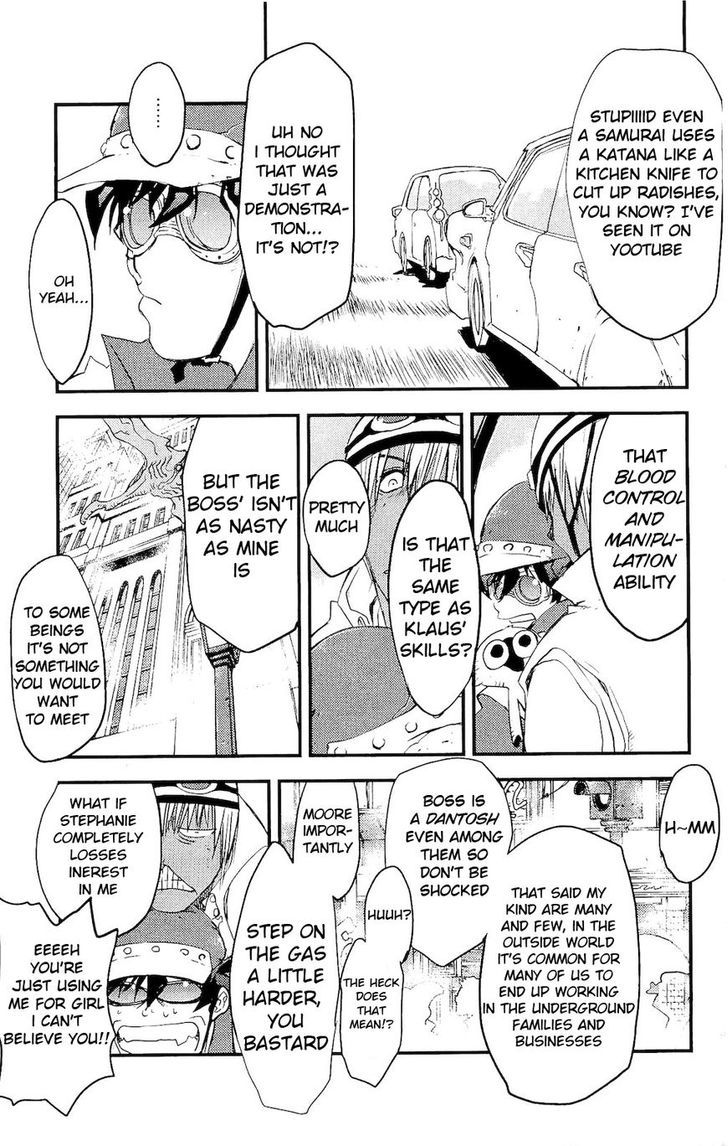 Kekkai Sensen - Mafuugai Kessha Chapter 4.5 page 11 - Chapter 4.5 : Follow That Phantom Ghost Wagon!