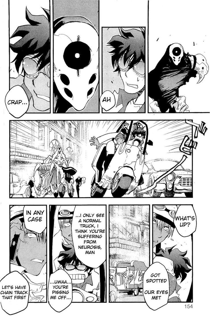 Kekkai Sensen - Mafuugai Kessha Chapter 4.5 page 17 - Chapter 4.5 : Follow That Phantom Ghost Wagon!