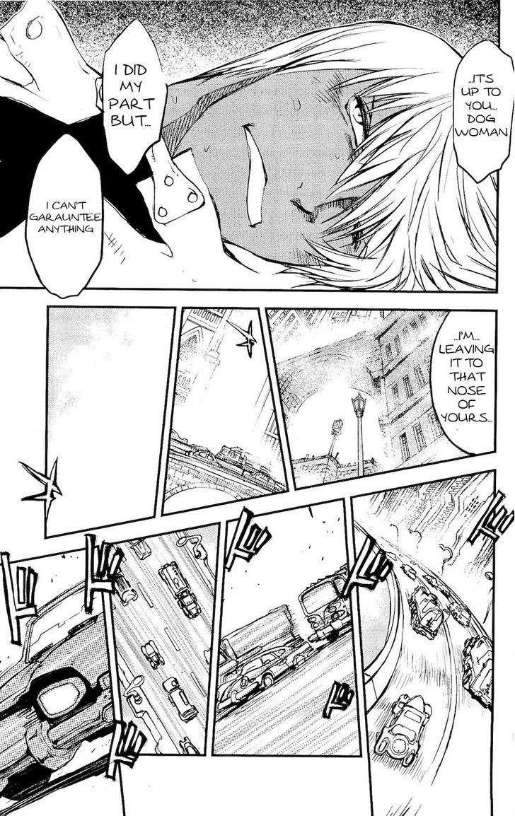 Kekkai Sensen - Mafuugai Kessha Chapter 4.5 page 22 - Chapter 4.5 : Follow That Phantom Ghost Wagon!