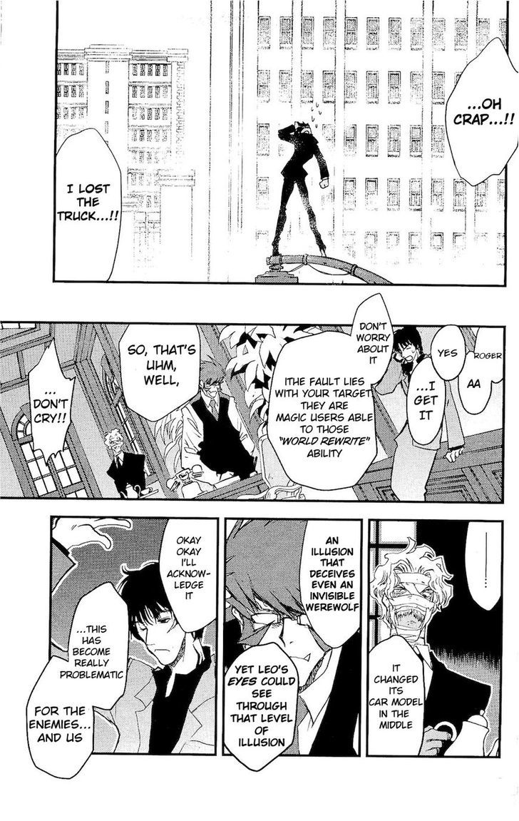 Kekkai Sensen - Mafuugai Kessha Chapter 4.5 page 24 - Chapter 4.5 : Follow That Phantom Ghost Wagon!
