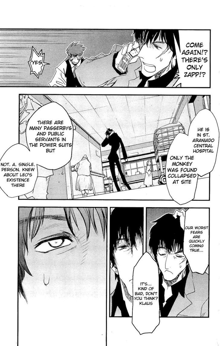 Kekkai Sensen - Mafuugai Kessha Chapter 4.5 page 28 - Chapter 4.5 : Follow That Phantom Ghost Wagon!