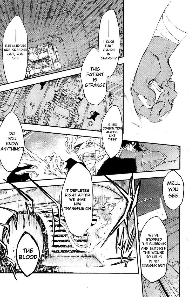 Kekkai Sensen - Mafuugai Kessha Chapter 4.5 page 32 - Chapter 4.5 : Follow That Phantom Ghost Wagon!