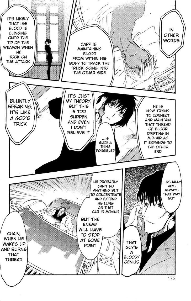 Kekkai Sensen - Mafuugai Kessha Chapter 4.5 page 35 - Chapter 4.5 : Follow That Phantom Ghost Wagon!