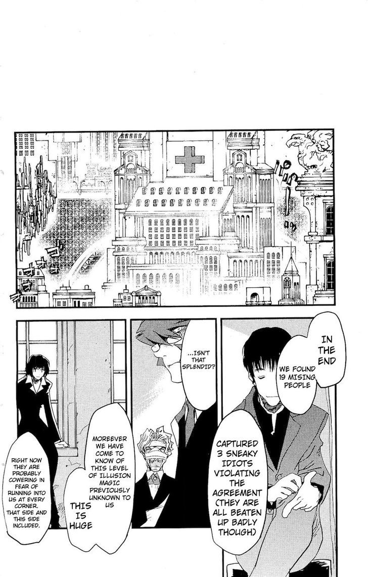 Kekkai Sensen - Mafuugai Kessha Chapter 4.5 page 47 - Chapter 4.5 : Follow That Phantom Ghost Wagon!