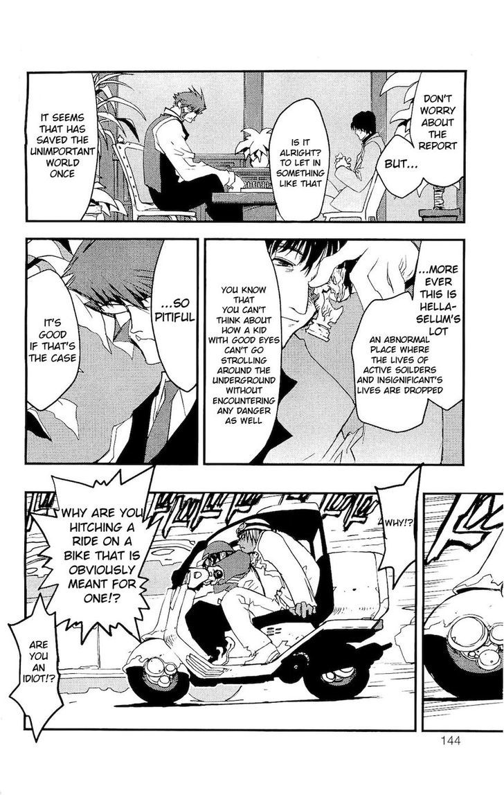 Kekkai Sensen - Mafuugai Kessha Chapter 4.5 page 8 - Chapter 4.5 : Follow That Phantom Ghost Wagon!