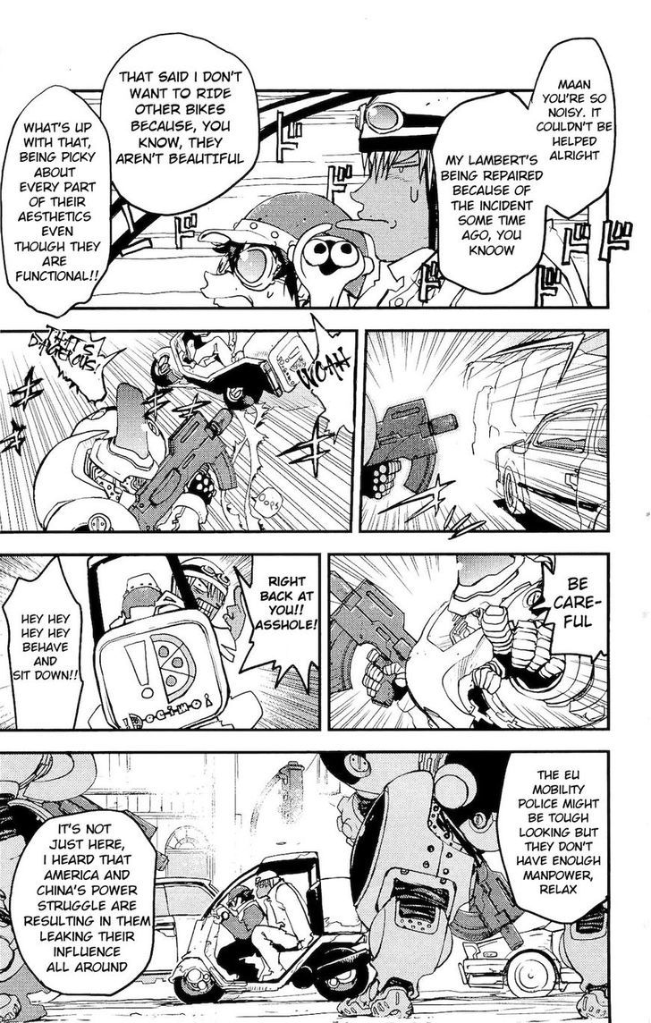 Kekkai Sensen - Mafuugai Kessha Chapter 4.5 page 9 - Chapter 4.5 : Follow That Phantom Ghost Wagon!