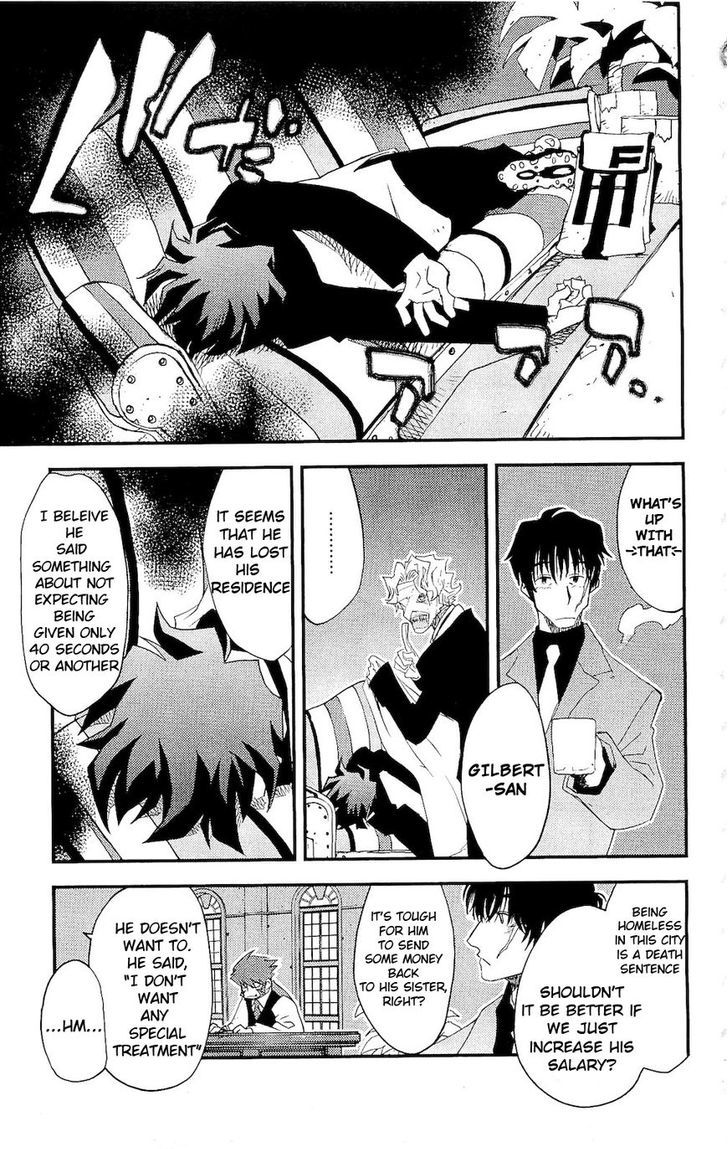 Kekkai Sensen - Mafuugai Kessha Chapter 5.1 page 13 - Chapter 5.1 : A Game Between Worlds (1)