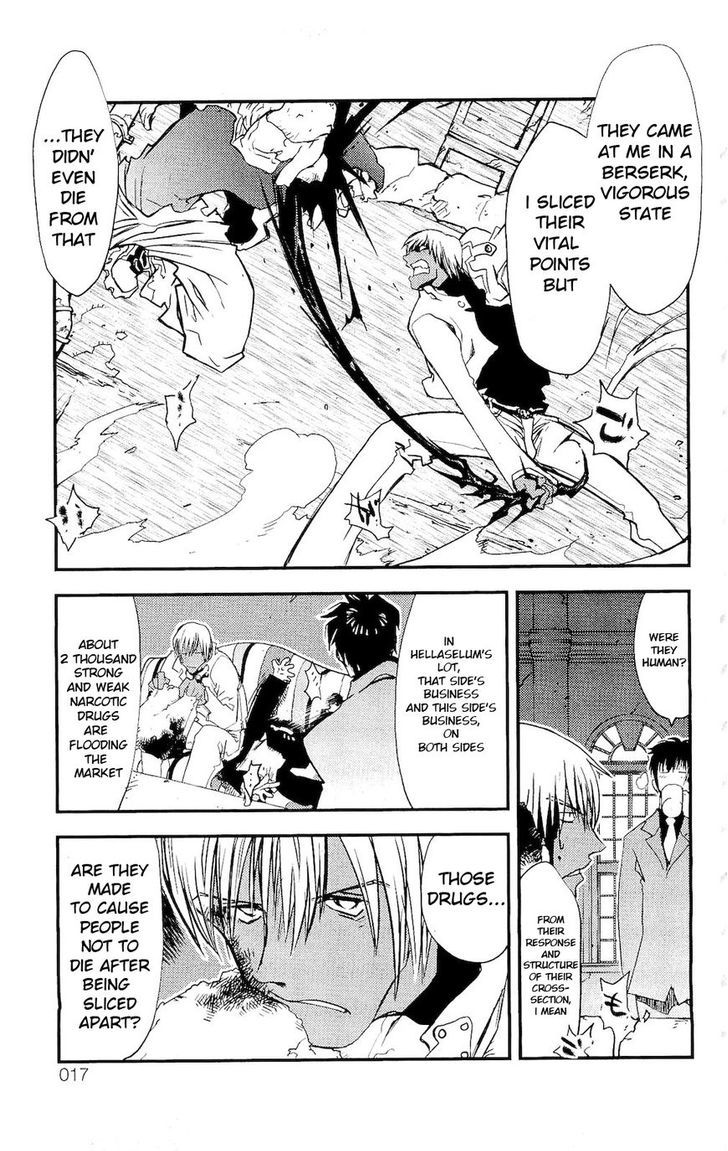 Kekkai Sensen - Mafuugai Kessha Chapter 5.1 page 15 - Chapter 5.1 : A Game Between Worlds (1)