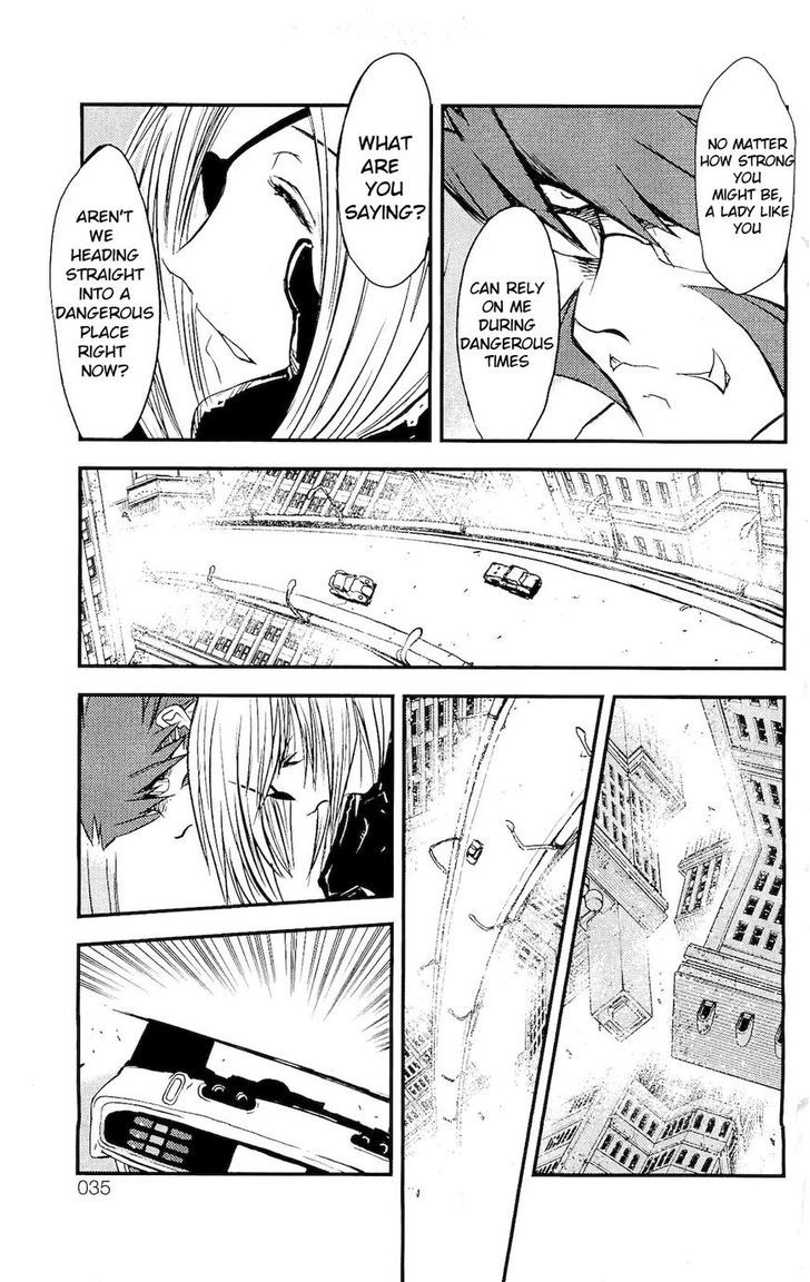 Kekkai Sensen - Mafuugai Kessha Chapter 5.1 page 33 - Chapter 5.1 : A Game Between Worlds (1)