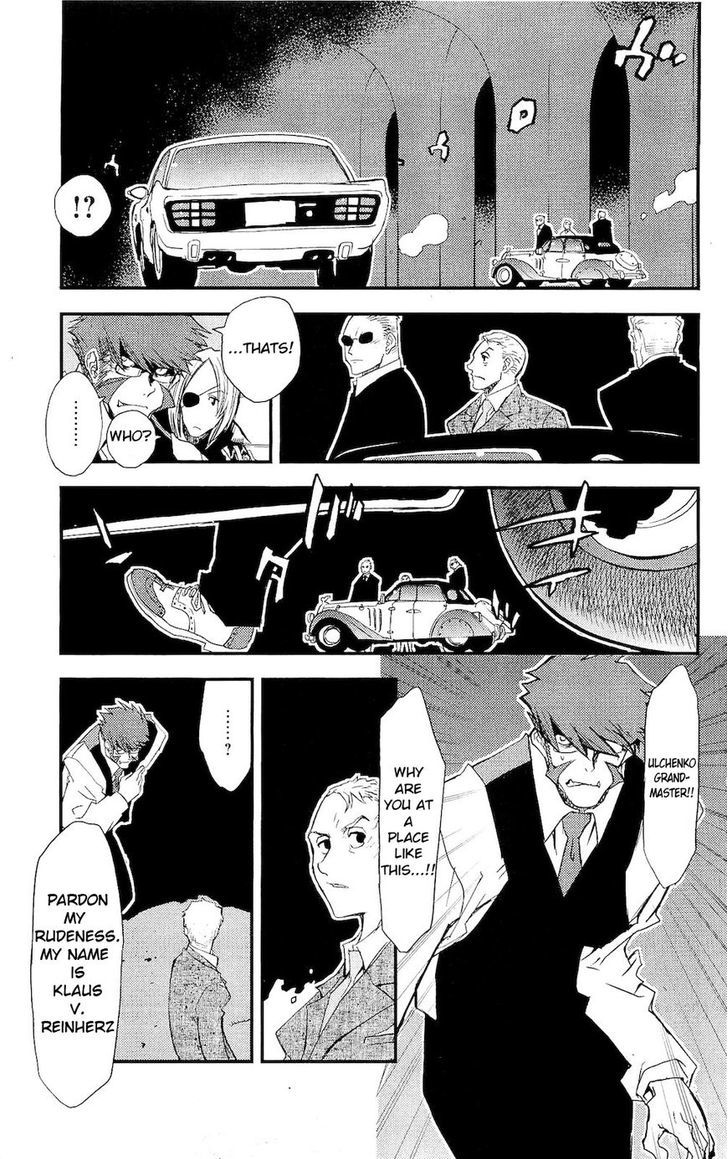 Kekkai Sensen - Mafuugai Kessha Chapter 5.1 page 35 - Chapter 5.1 : A Game Between Worlds (1)