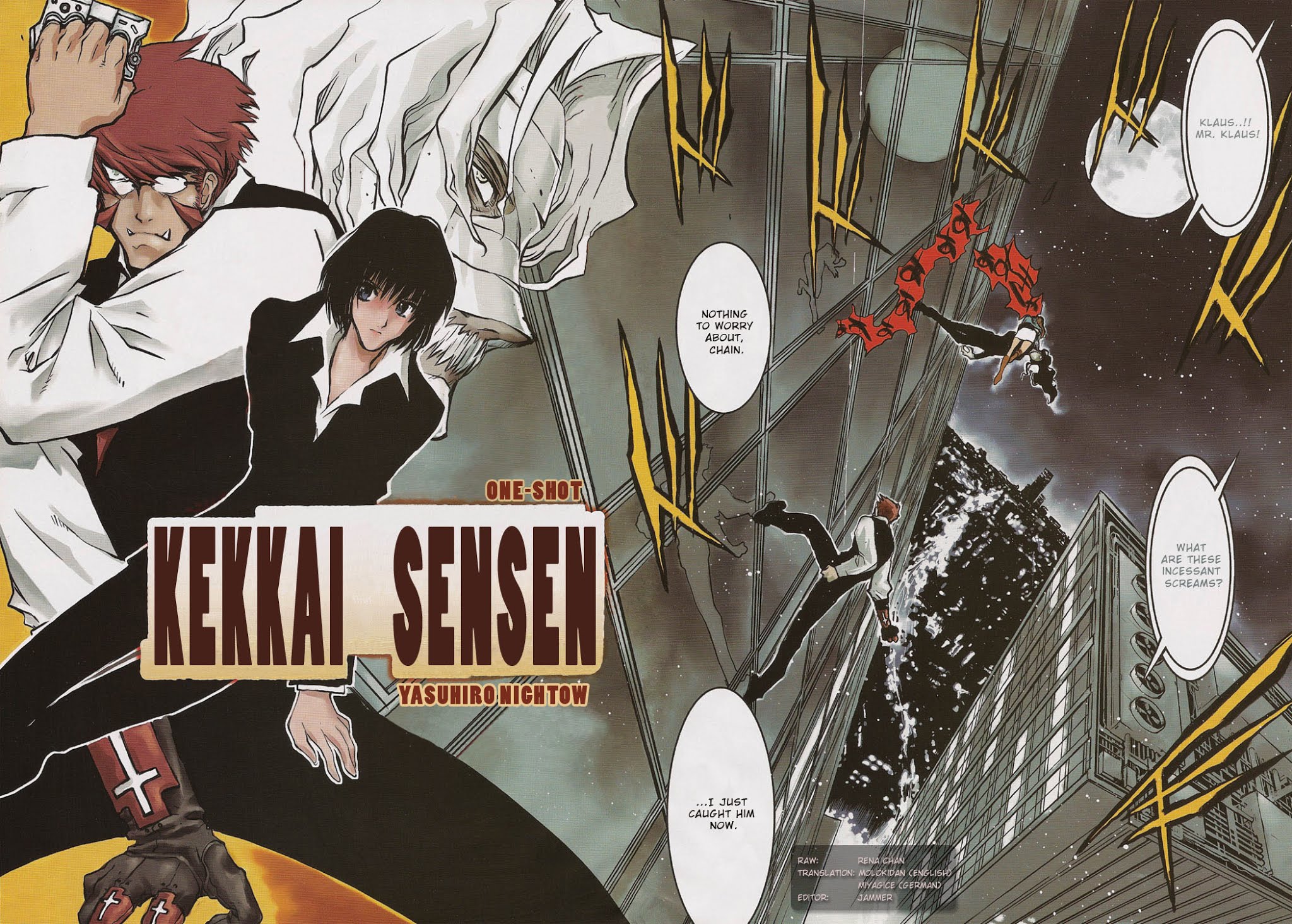 Kekkai Sensou Chapter 0.2 page 2 - Chapter 0 v2 : [Oneshot]