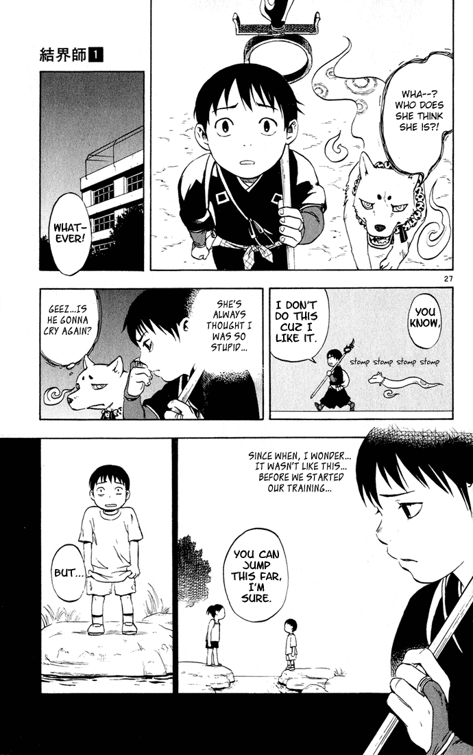Kekkaishi Chapter 1 page 27 - Chapter 1: Yoshimori and Tokine