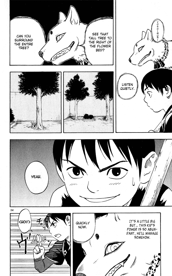 Kekkaishi Chapter 1 page 34 - Chapter 1: Yoshimori and Tokine