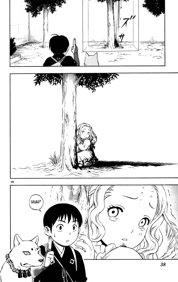 Kekkaishi Chapter 1 page 36 - Chapter 1: Yoshimori and Tokine