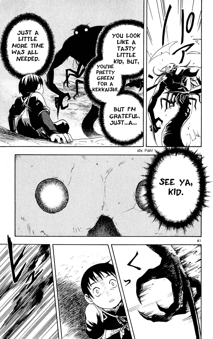 Kekkaishi Chapter 1 page 40 - Chapter 1: Yoshimori and Tokine
