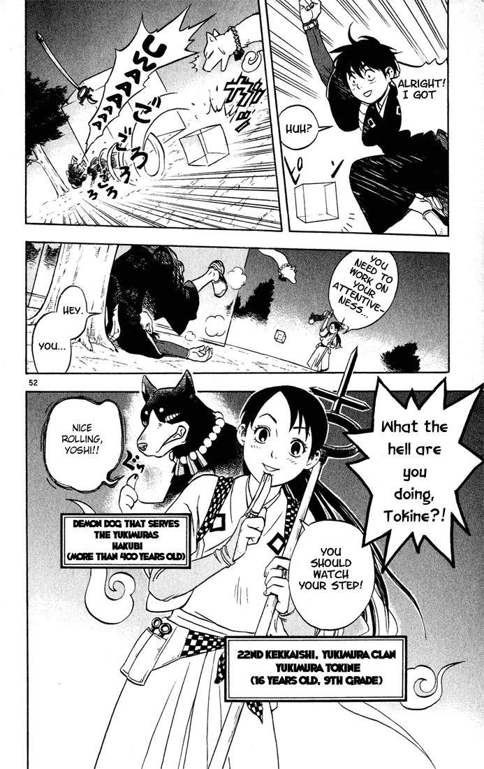 Kekkaishi Chapter 1 page 51 - Chapter 1: Yoshimori and Tokine