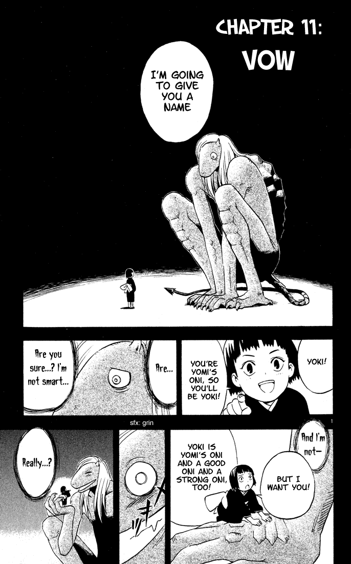 Kekkaishi Chapter 11 page 1 - Chapter 11: Promise