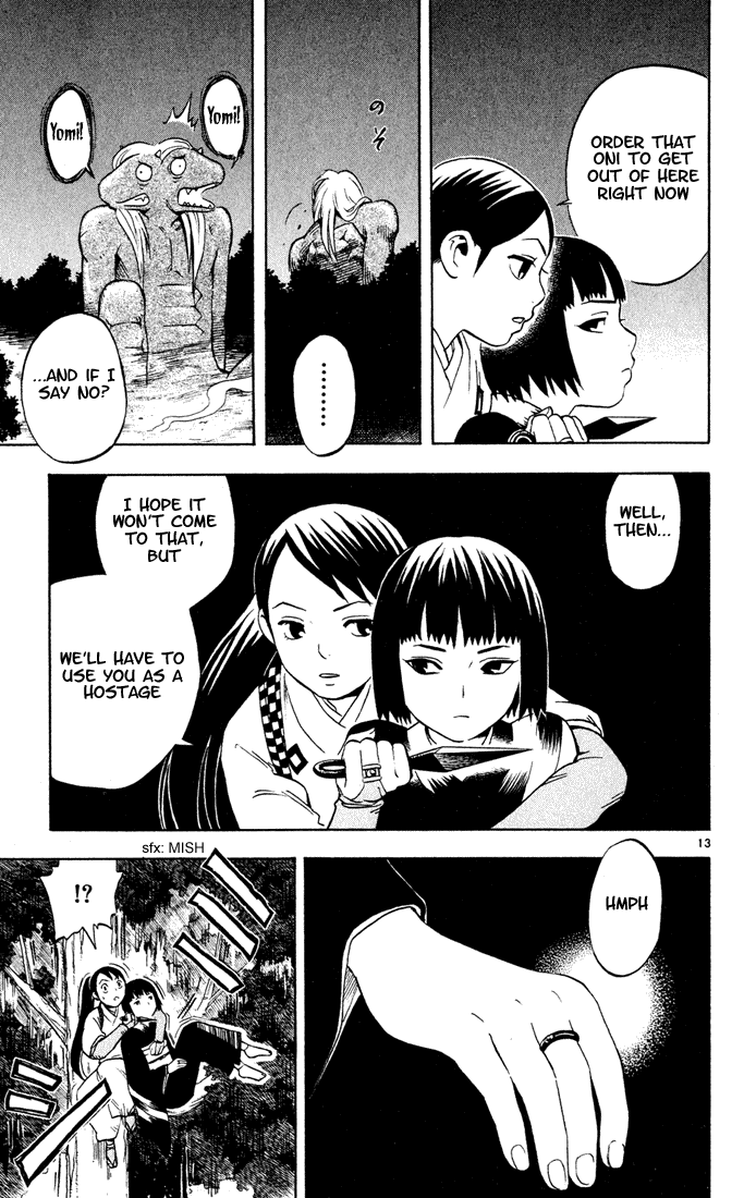 Kekkaishi Chapter 11 page 13 - Chapter 11: Promise