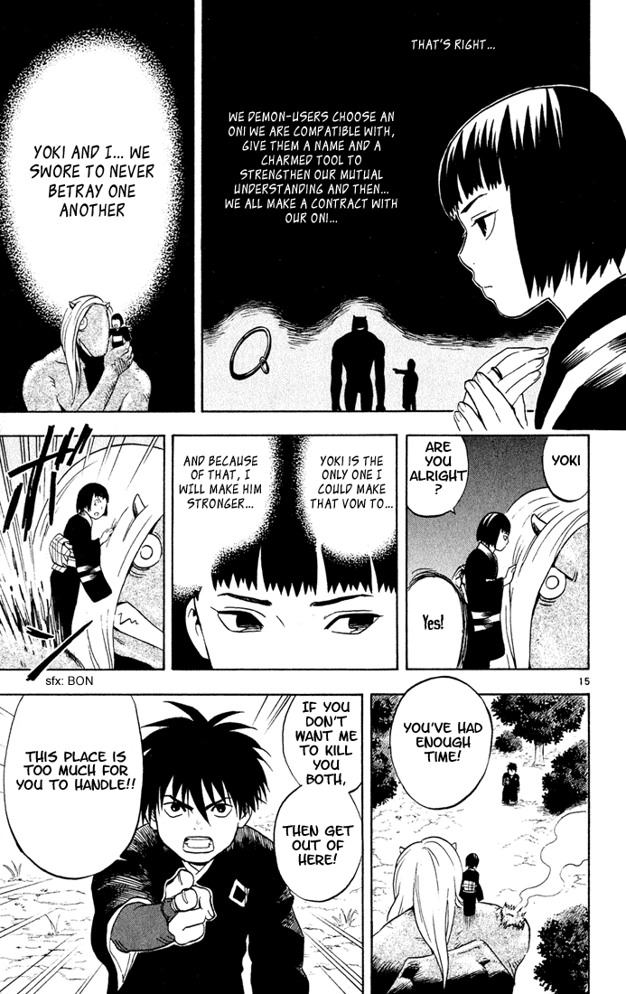 Kekkaishi Chapter 11 page 15 - Chapter 11: Promise