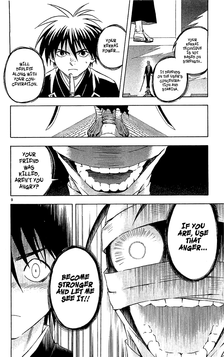 Kekkaishi Chapter 115 page 9 - Chapter 115: Weak Point