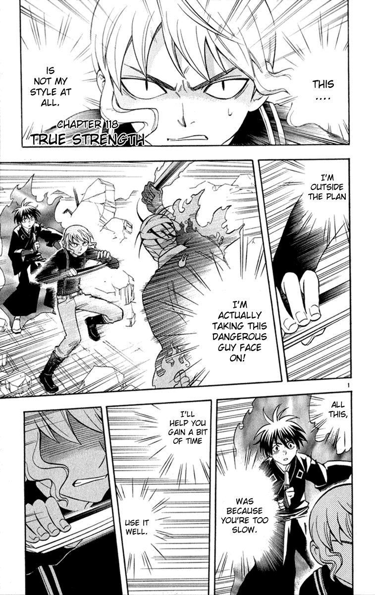 Kekkaishi Chapter 118 page 1 - Chapter 118: True Strength