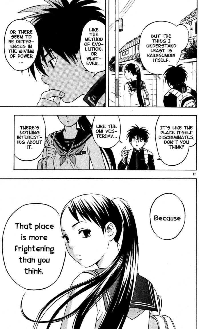 Kekkaishi Chapter 14 page 15 - Chapter 14: That's All