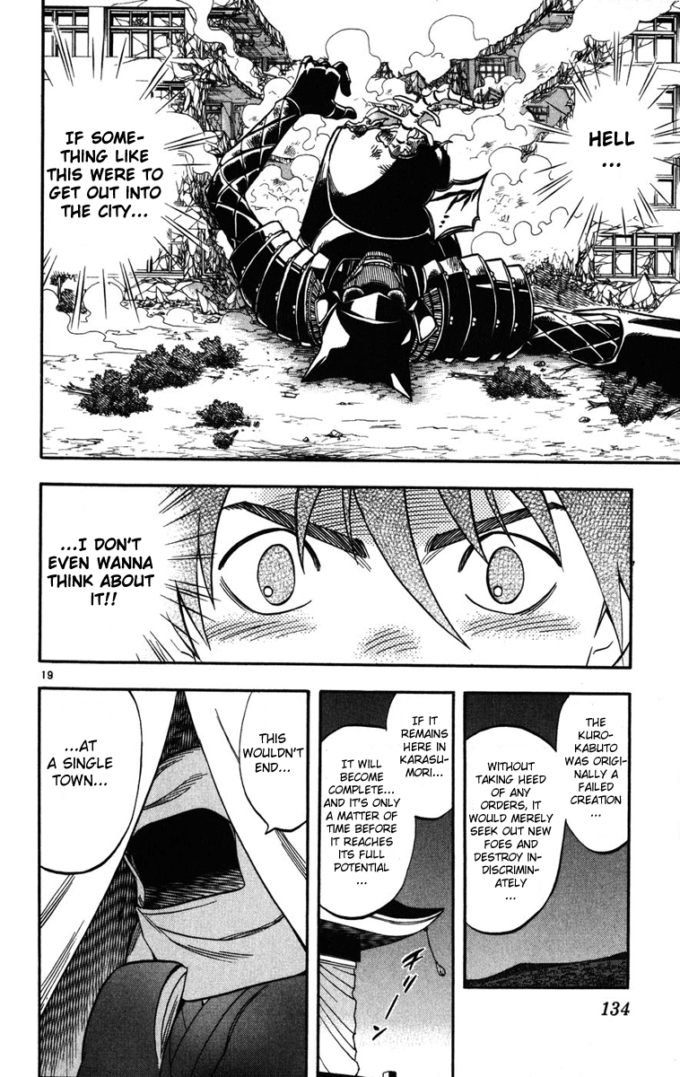 Kekkaishi Chapter 141 page 19 - Chapter 141: Kurokabuto