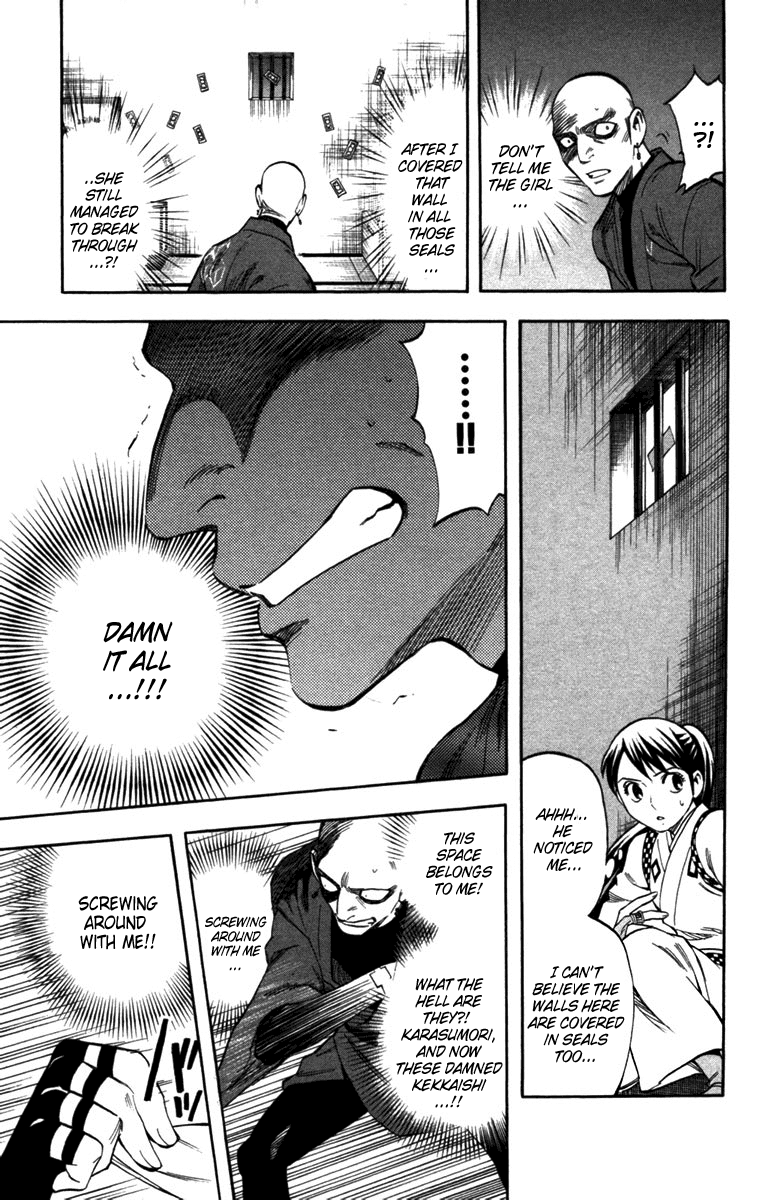 Kekkaishi Chapter 145 page 15 - Chapter 145: Karasumori's Wrath
