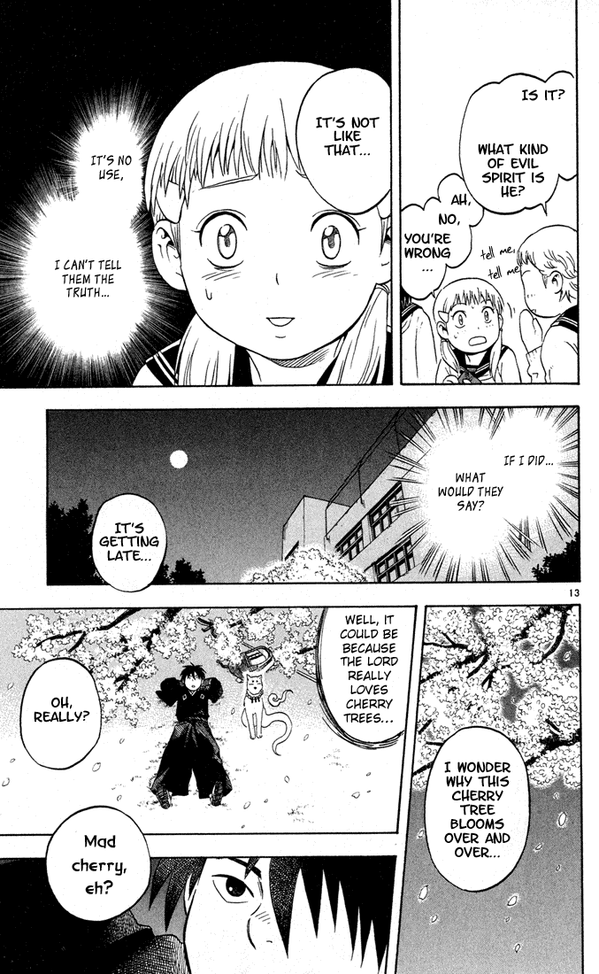 Kekkaishi Chapter 15 page 13 - Chapter 15: Cold Weather Cherry Blossoms (Part 1)