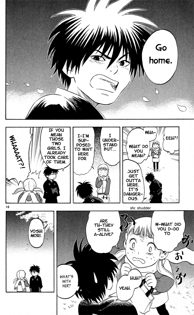 Kekkaishi Chapter 15 page 16 - Chapter 15: Cold Weather Cherry Blossoms (Part 1)